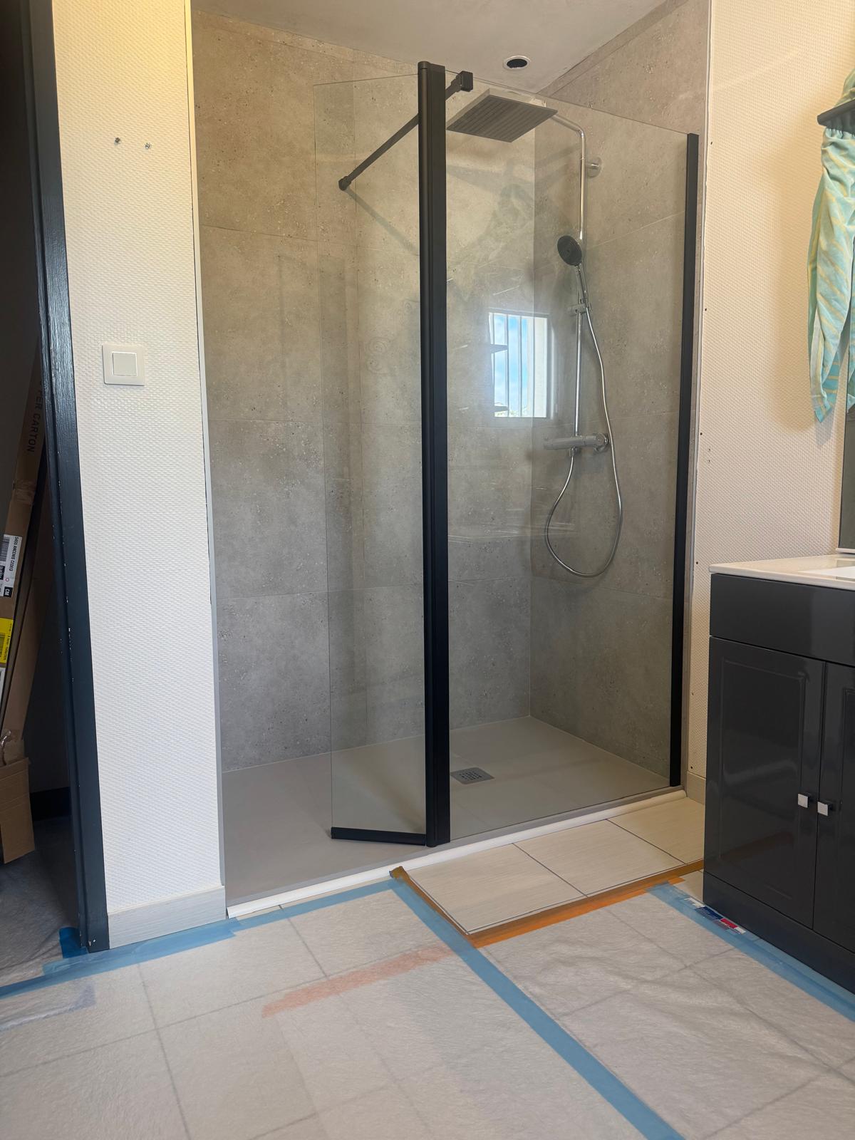 Salle de bain après